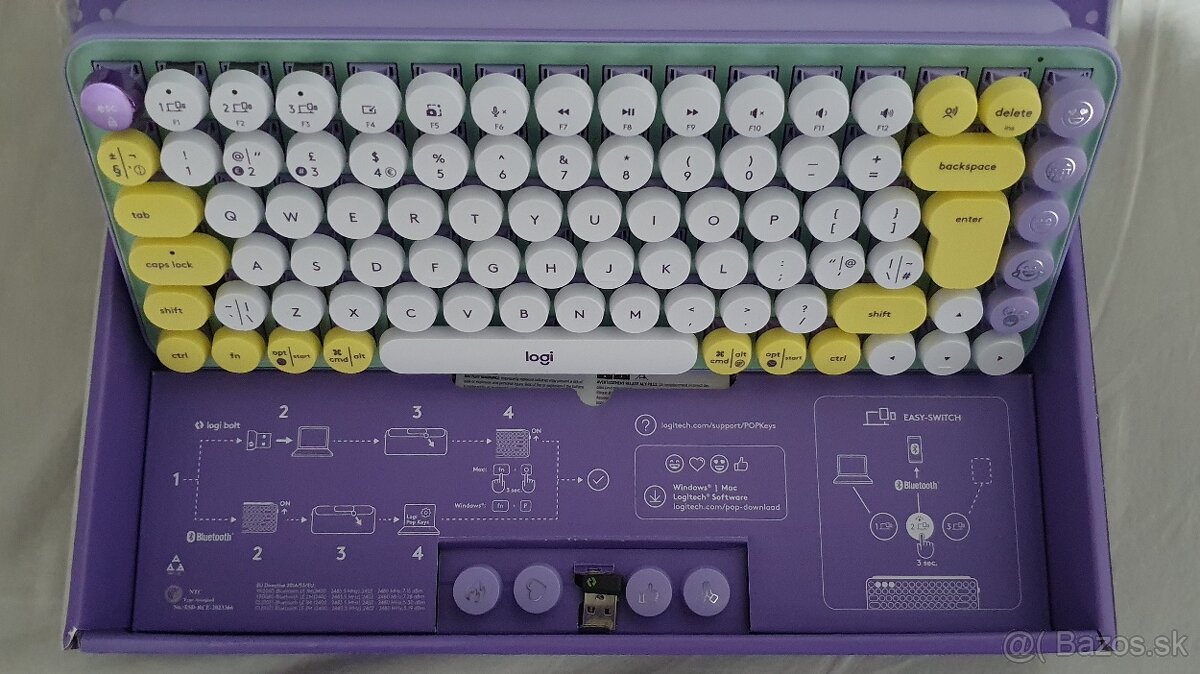 Predám Logitech Pop Keyboard Daydream + myš, nové - 2