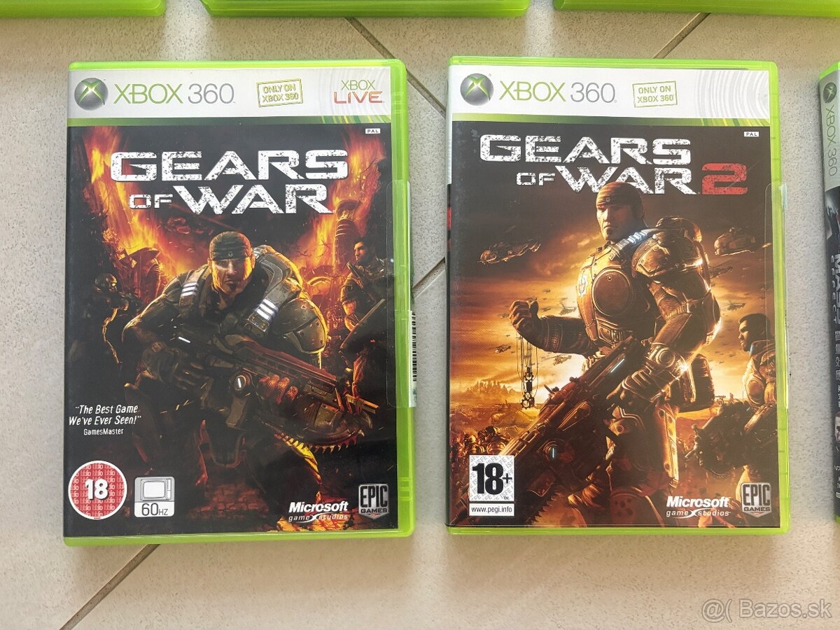 Hry na xbox360/ kinect a kinect s prislus. - 2