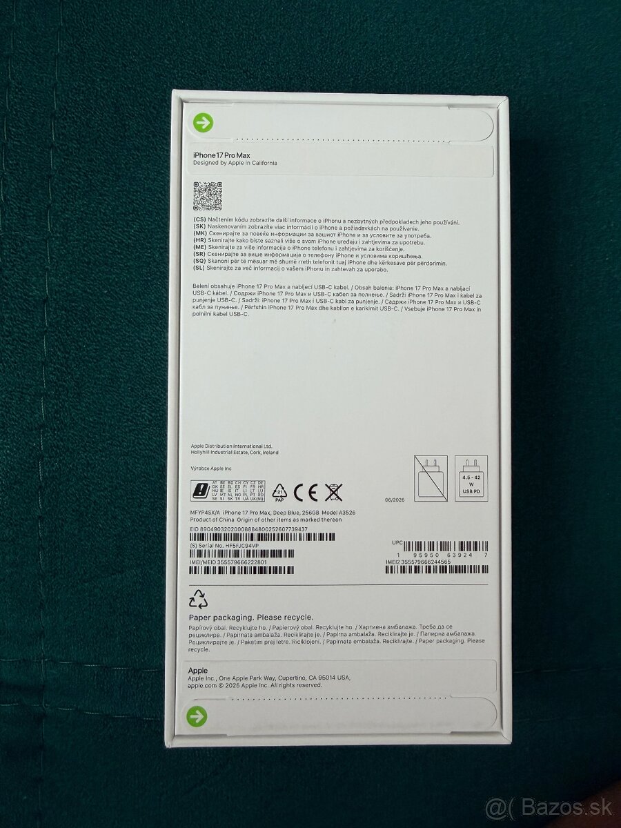 iPhone 17 PRO MAX 256GB Deep blue - 2