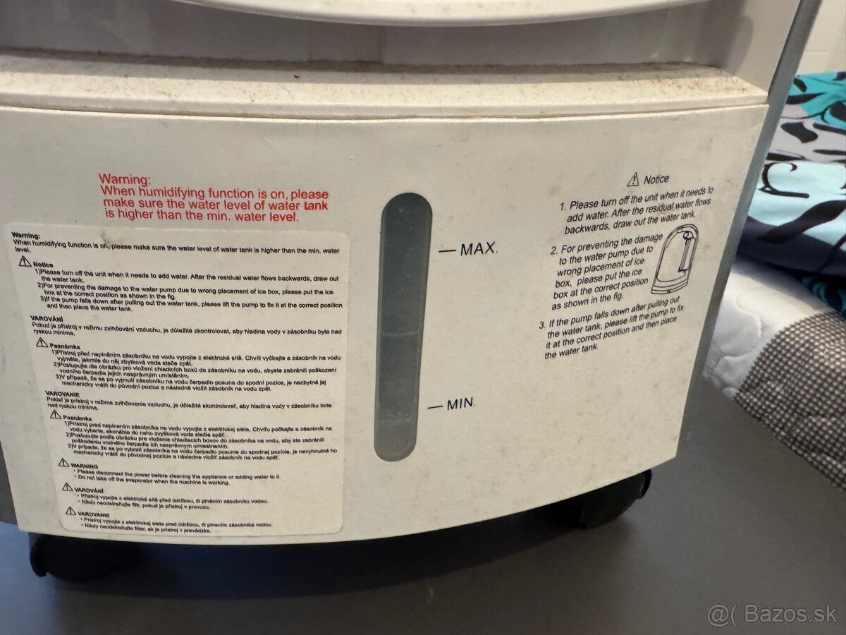 stĺpový ventilátor / ochladzovač vzduchu / čistič vzduchu - 2