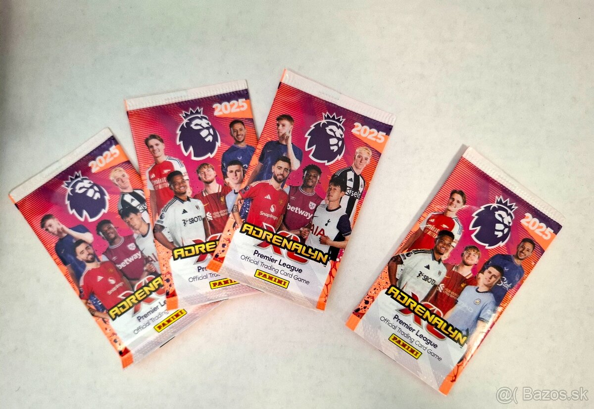 PREMIER LEAGUE Adrenalyn XL 2025 - 3 + 1 GRÁTIS balíček - 2