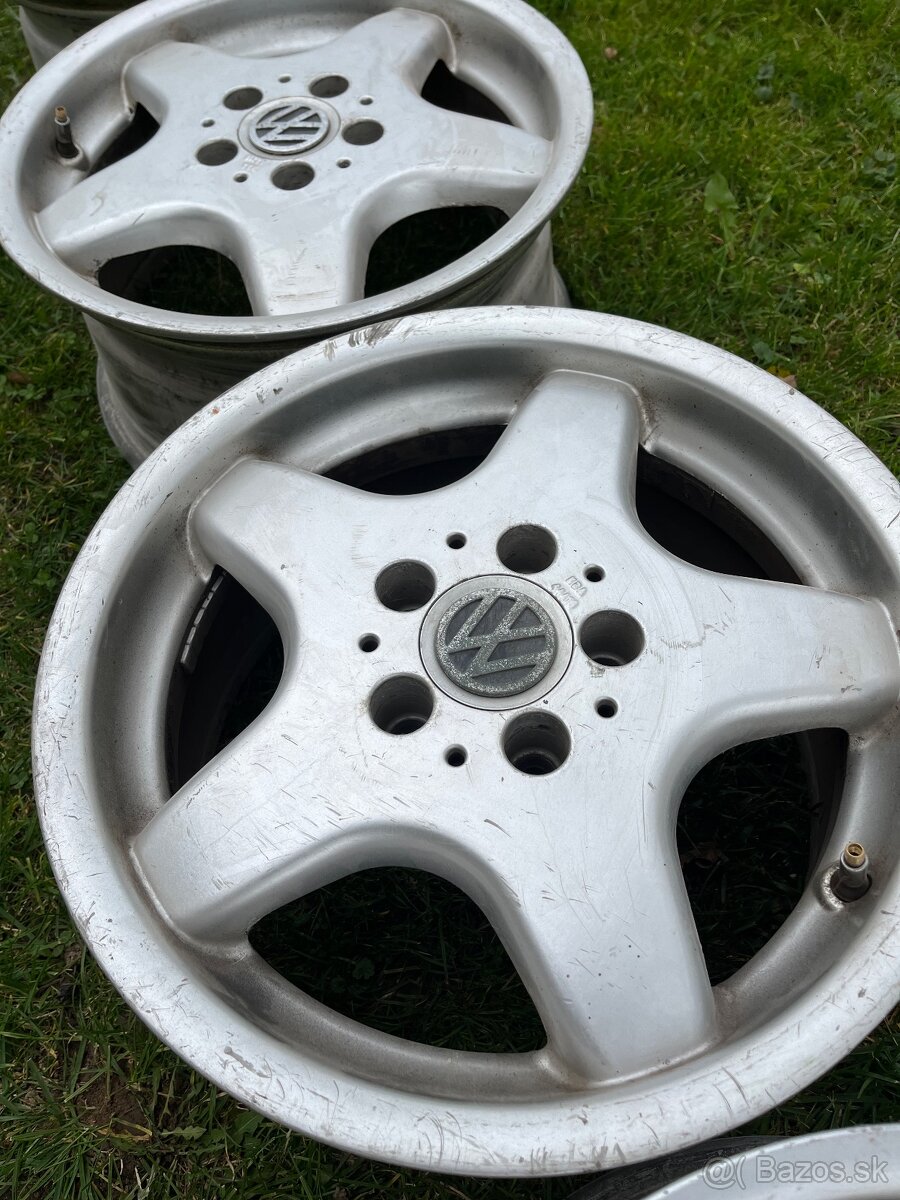 Originálne VW hliníkové disky – 5 lúčové (Star design) - 2