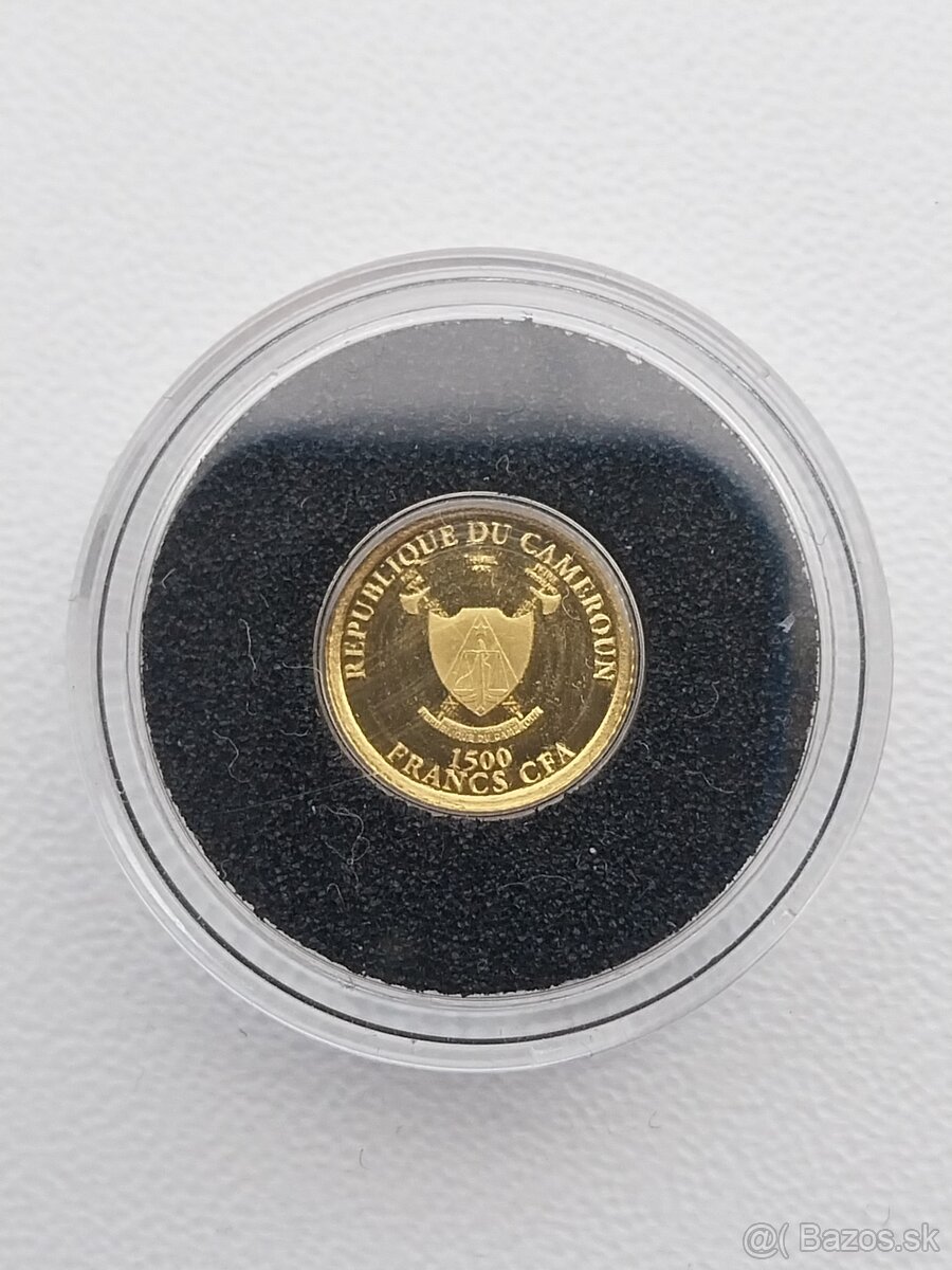 Zlaté investičné 0,5 gramove mince - 2