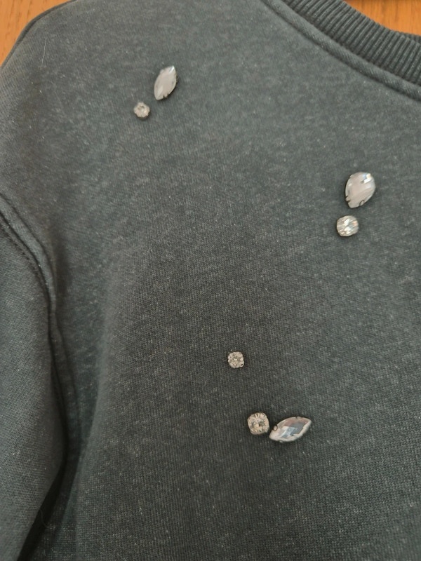 Zara dámska mikina s kamienkami veľkosť S - 2