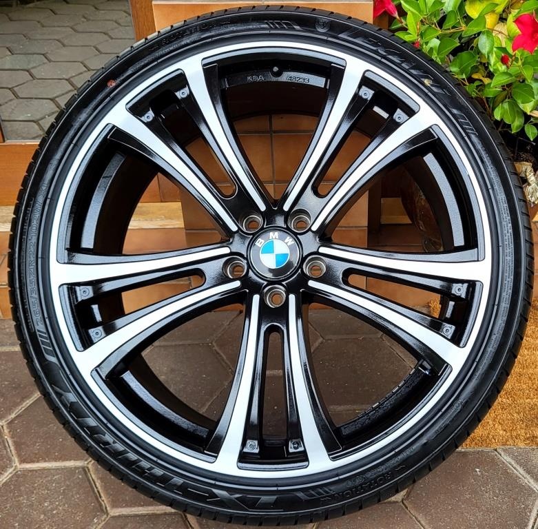 Alu R22 5x120 + letné pneu - BMW X5 + Range rover /Sport... - 2