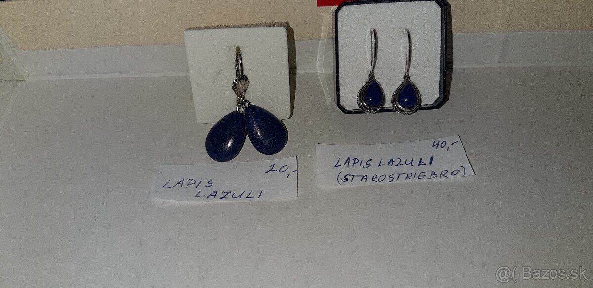 Náušnice lapis lazuli - 2