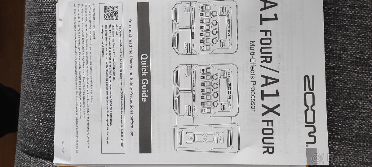 Gitarové efekty A1 four - 2