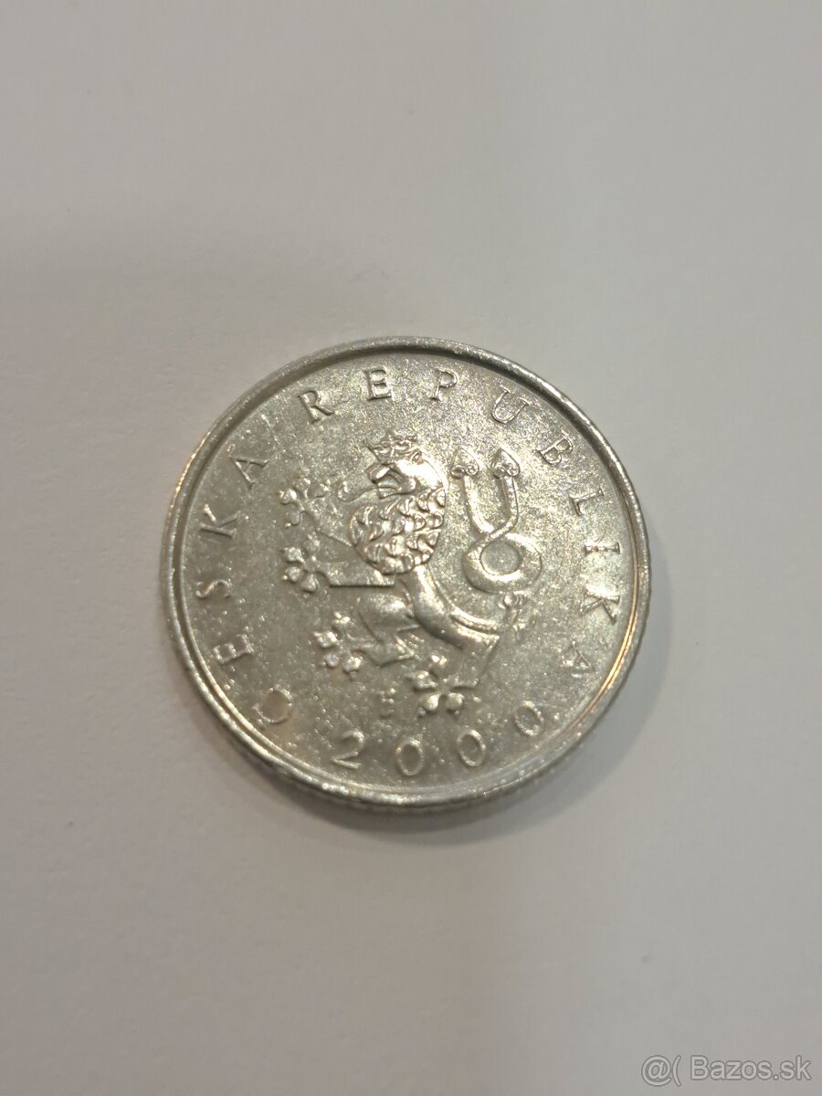 Mince 1 kč 2000 - 2