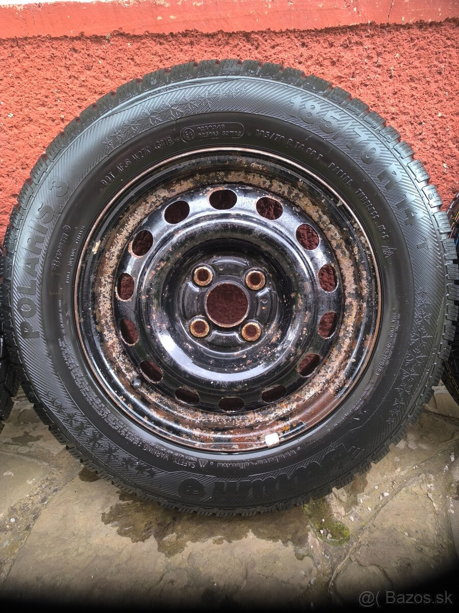 Barum Polaris 3 185/70 R14 + disky - 2