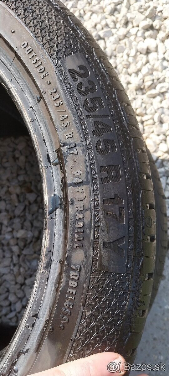 235/45 r17 letné pneumatiky, Barum - 2