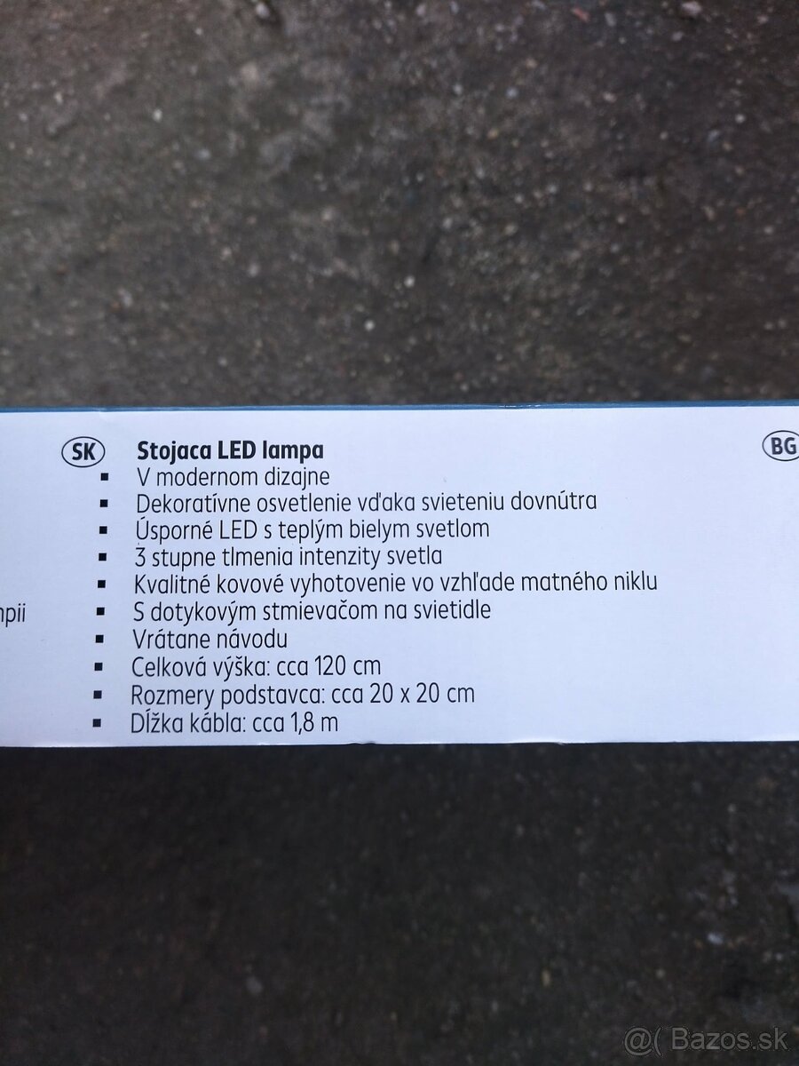 Stojaca led lampa - 2