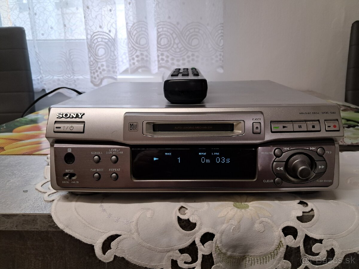 SONY mini disk rekordér - 2