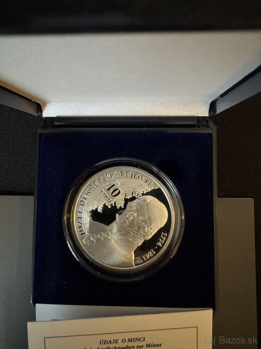 10 EURO Slovensko 2024 - Jozef Dekret Matejovie - PROOF - 2