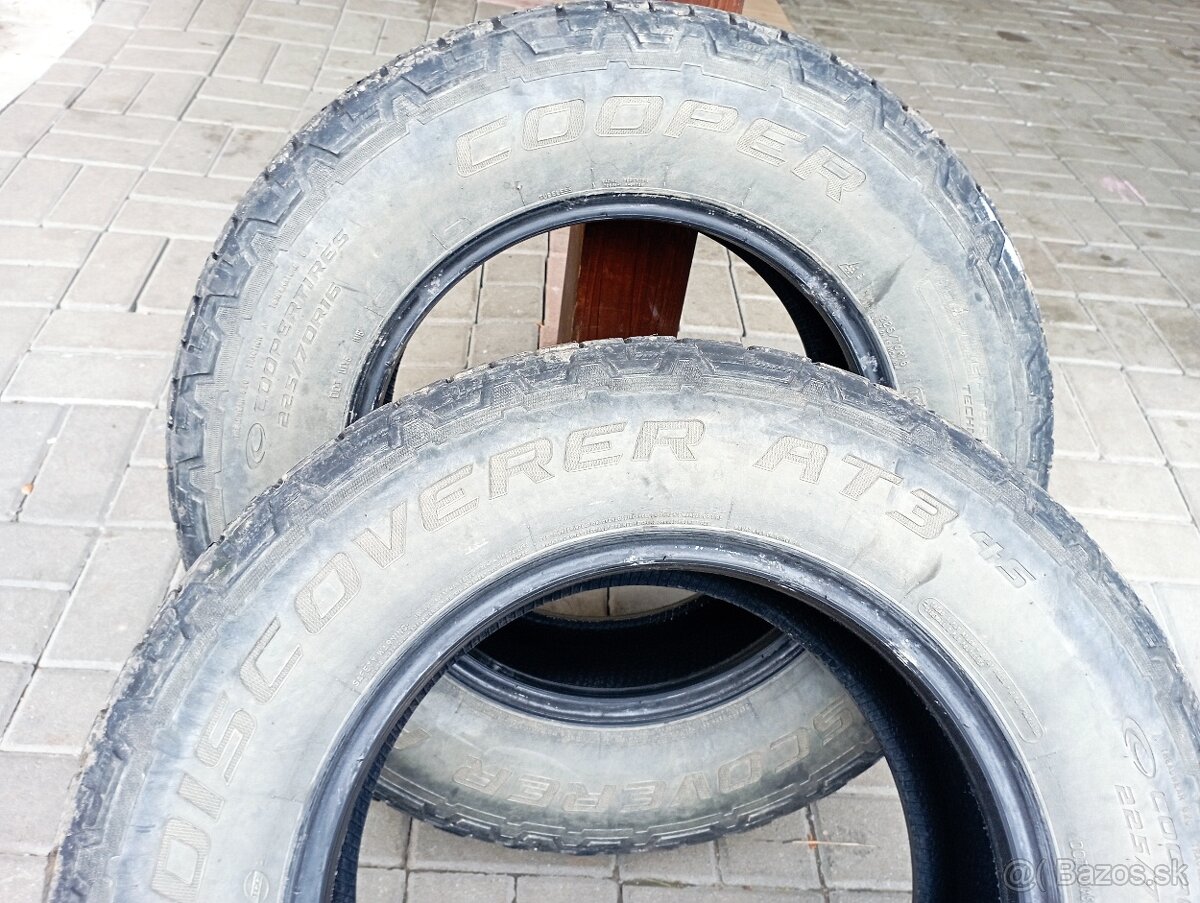 2ks pneu 225/70R16 Cooper AT3 - 2