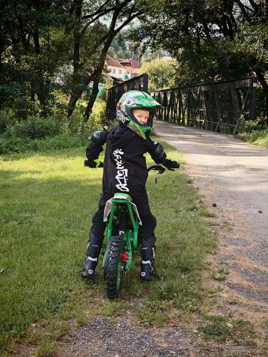 Detská elektrická motmotorka MiniRocket VIPER 1000W - zelená - 2