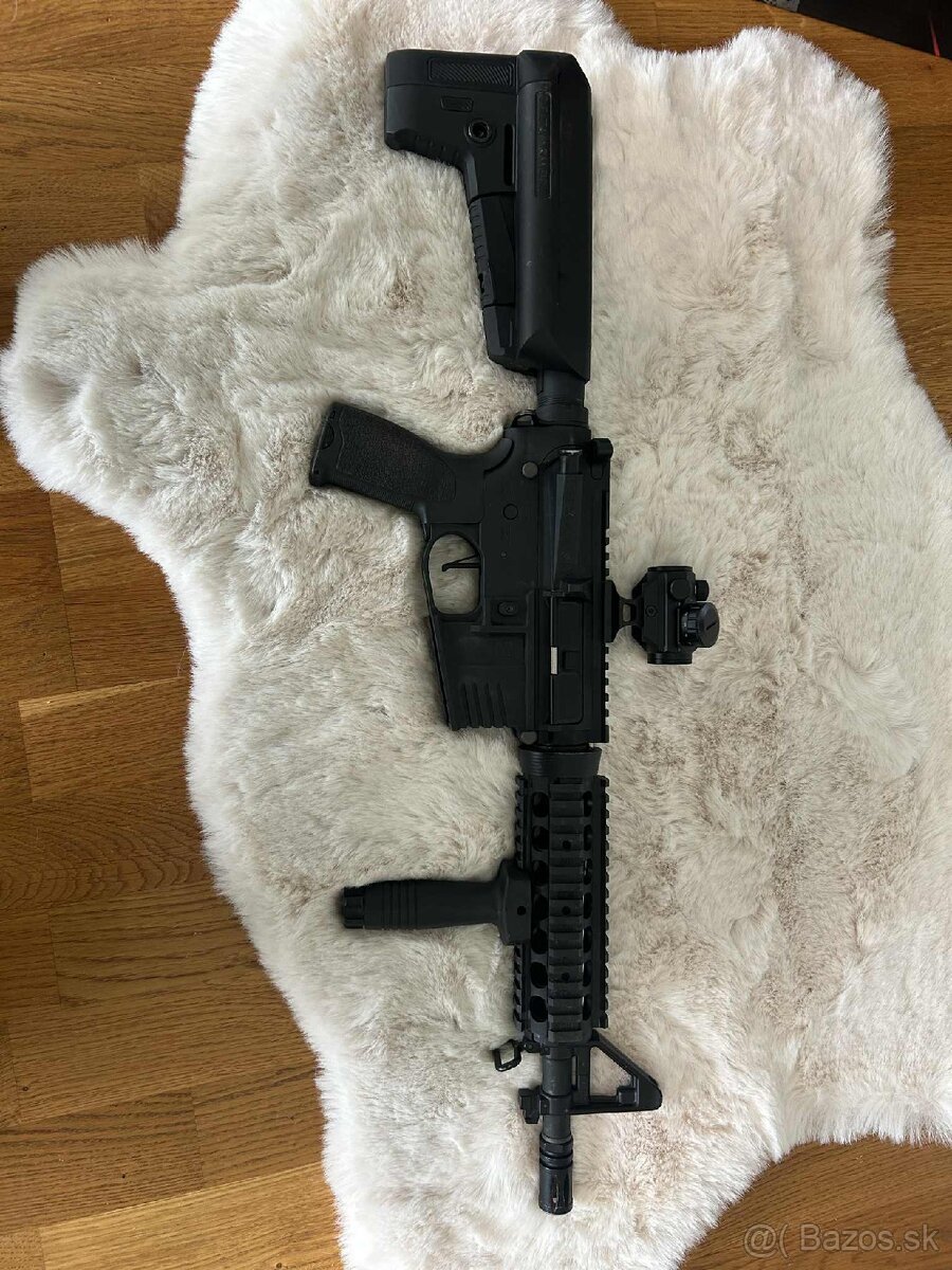 Airsoft delta armory M4/AR RIS Charlie čierna - 2