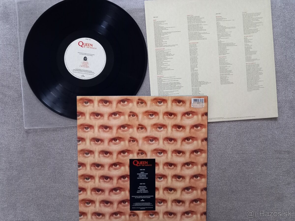 QUEEN „The Miracle“ /PCSD 107,1989/+orig. vnut. ob/texty, - 2