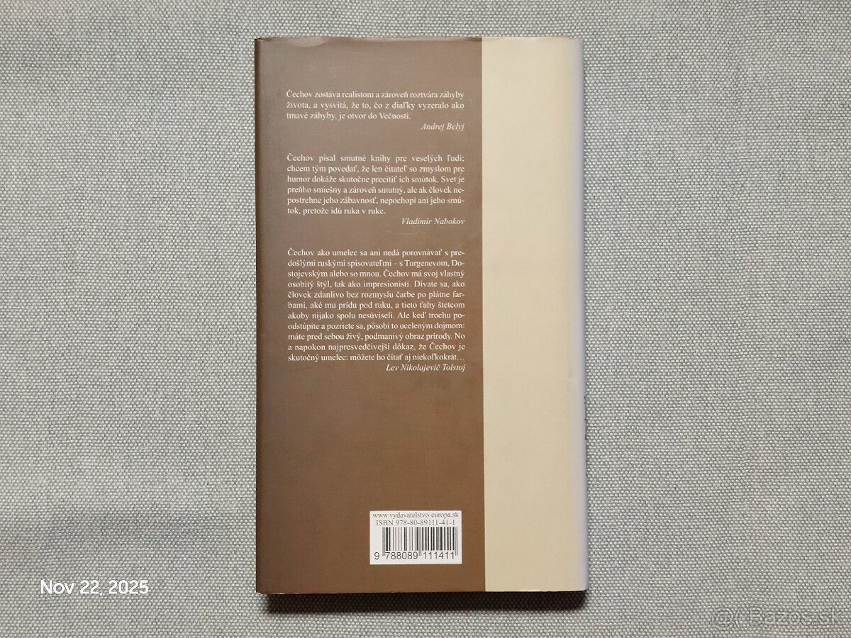 Ruska literatura Cechov, Pasternak, Tolstoj - 2