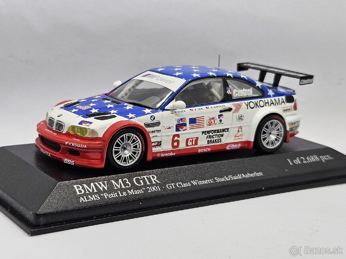 Minichamps 1:43 BMW M3 GTR 2001 ALMS - 2