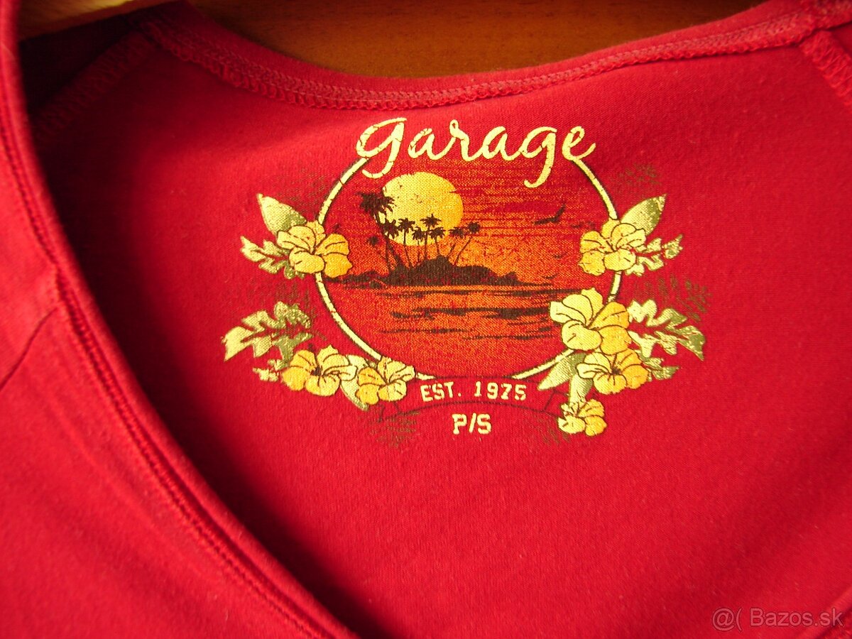 Červené tričko s krátkym rukávom - 2