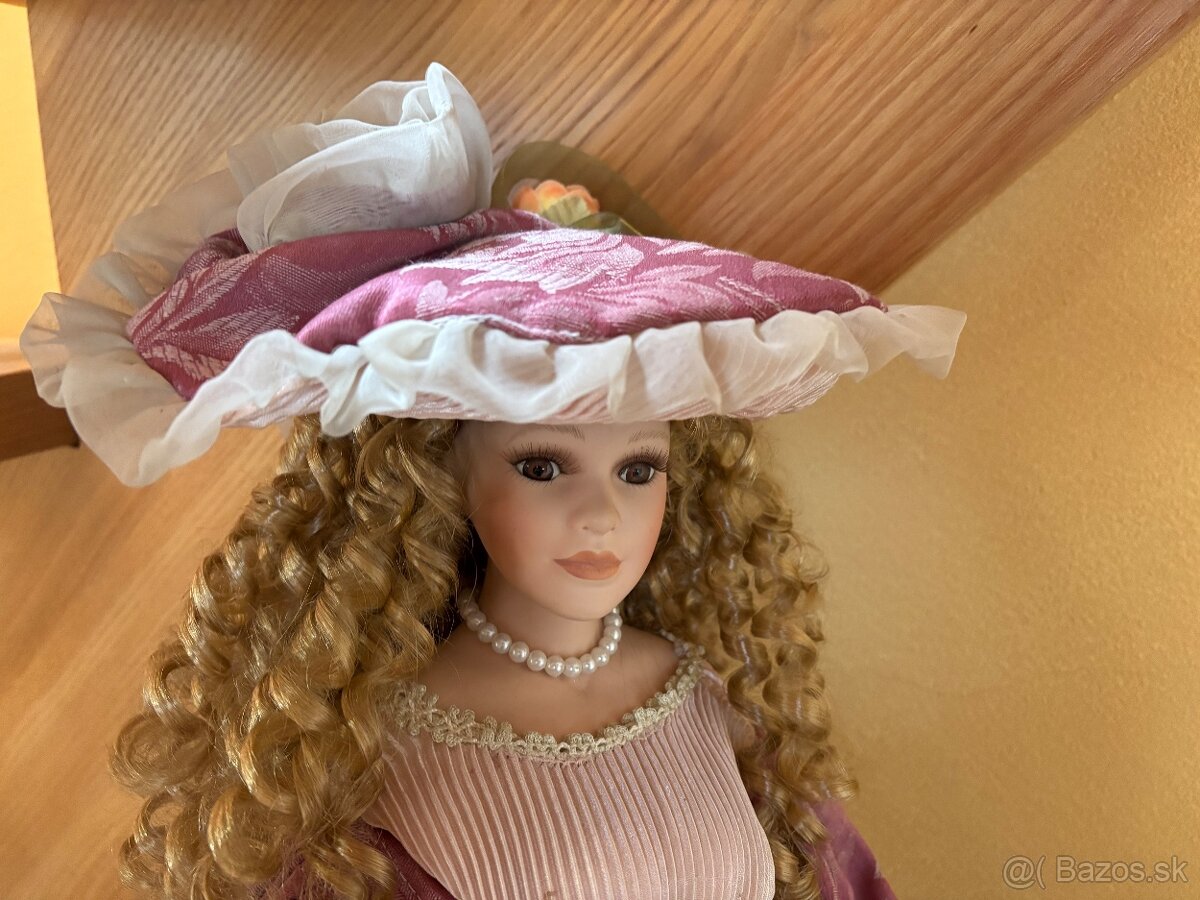 Starožitná porcelánová panenka 70 cm - 2