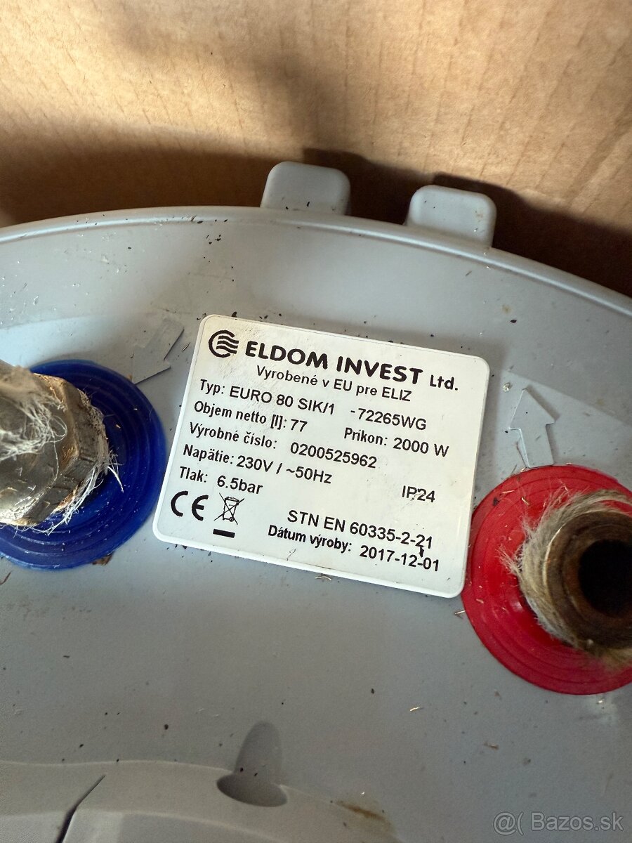 Bojler ELIZ EURO 80l - 2