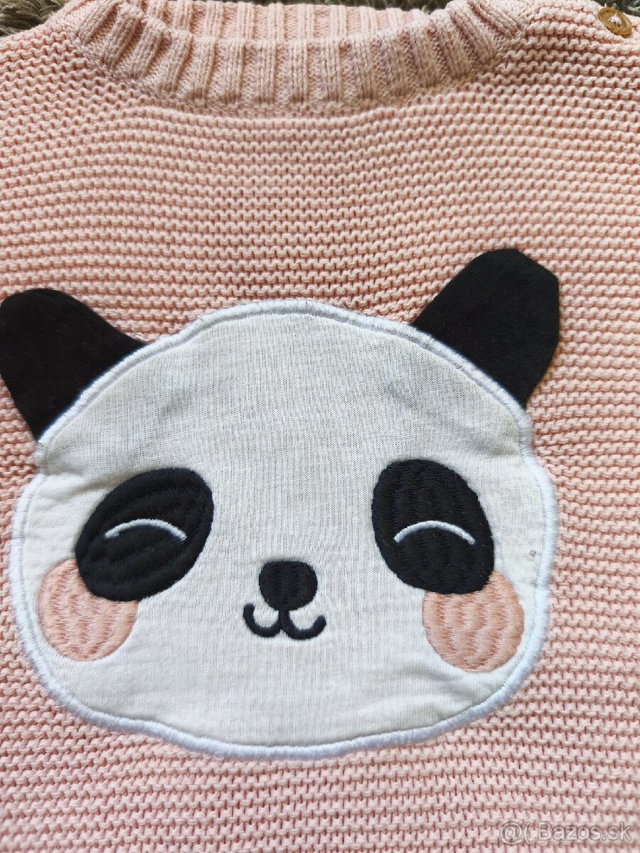 Dievčenský pletený pulóver, Panda - 2