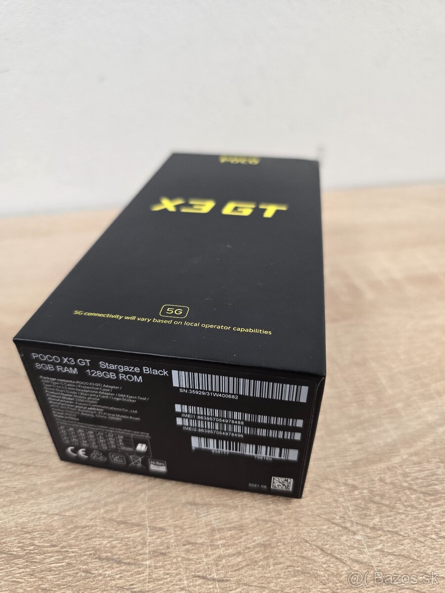 POCO X3 GT 8GB/128GB Black - 2