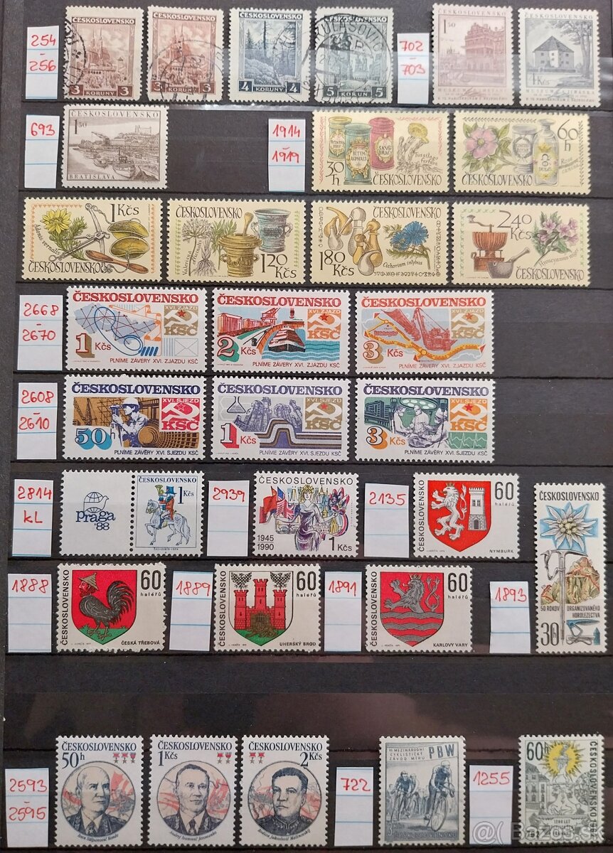 Známky ČESKOSLOVENSKO – 4 - 2