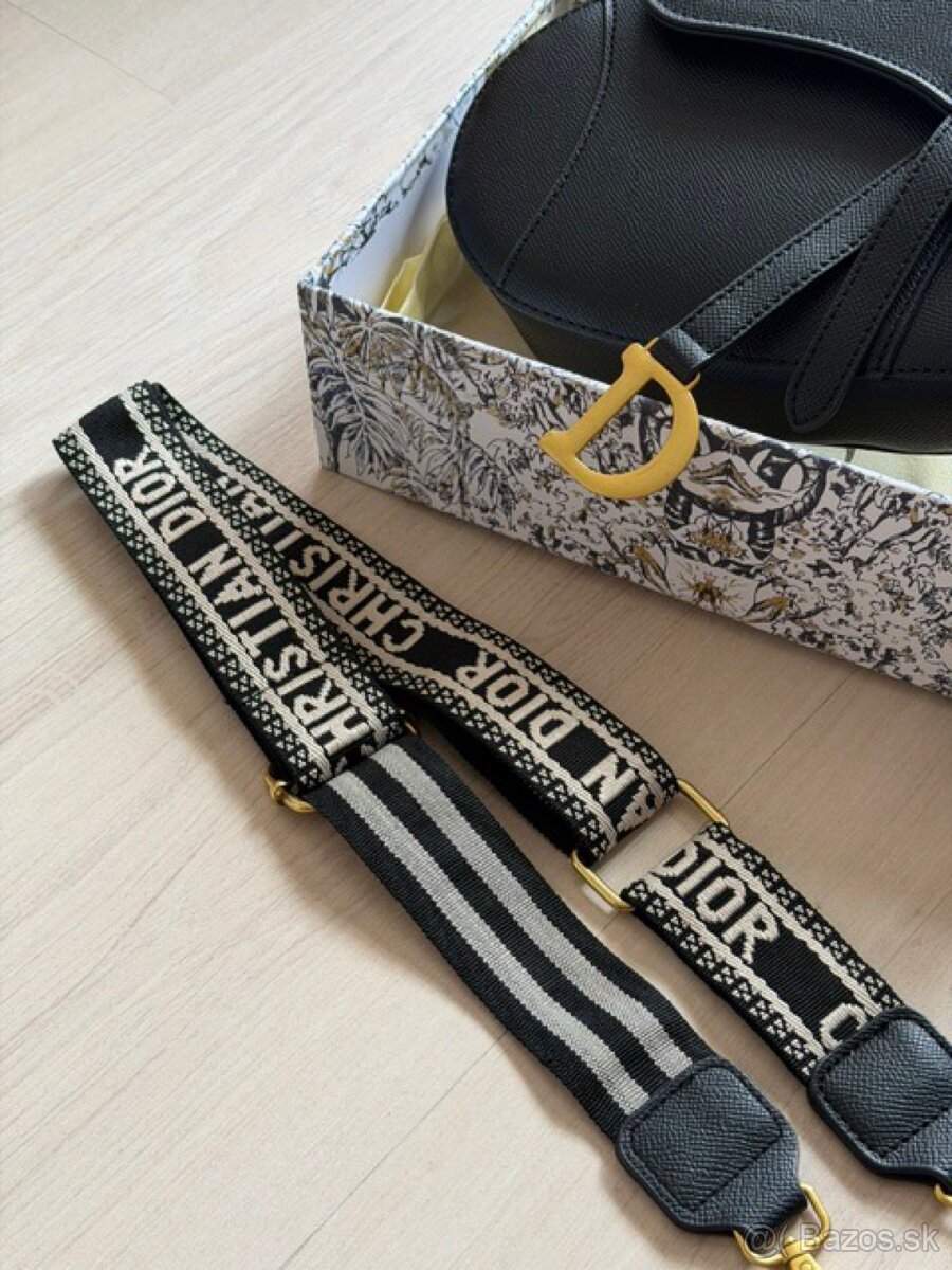 Dior saddlebag čierna kabelka - 2