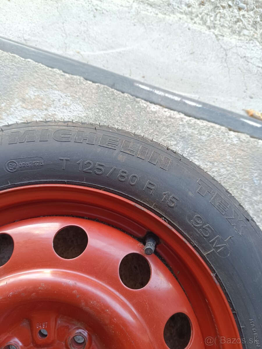 ✅ 4x98 R15 dojazdové koleso - 2