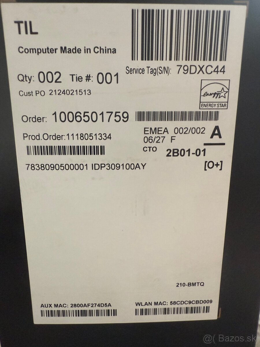 Predám úplne nový NB DELL XPS 13 -9345( v záruke) - 2