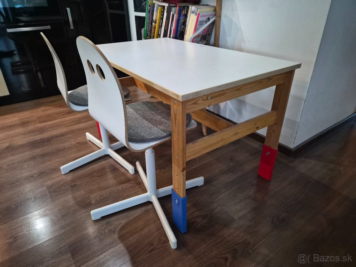 Predam detsky stôl plus stoličky ikea - 2