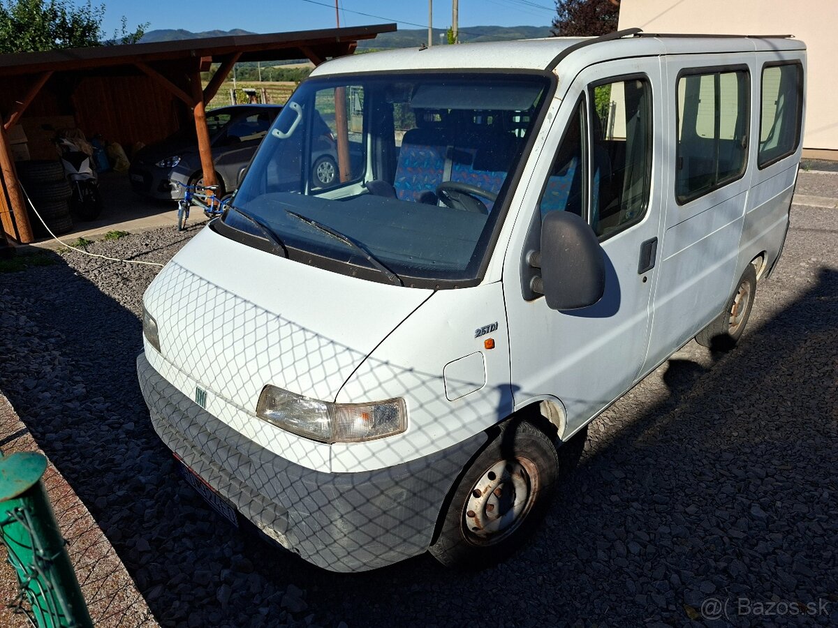 Predam fiat ducato 2.5 ,9miestne r.v.1996 - 2