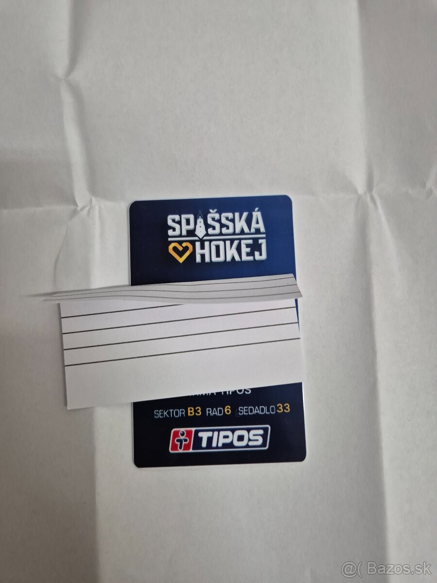 Permanentka na hokej - 2