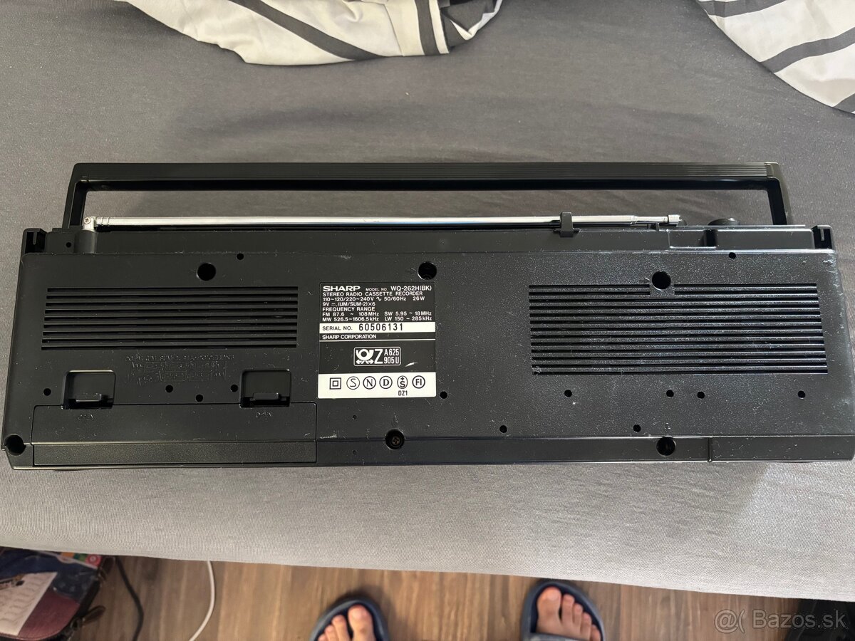Radiomagnetofon Sharp WQ-262H(BK) - 2
