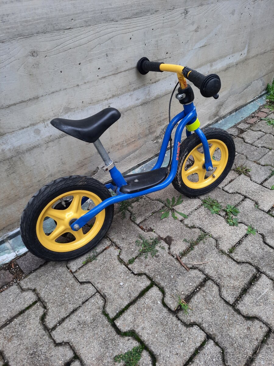 Modré odrážadlo značka PUKY, veľkost 12" - 2