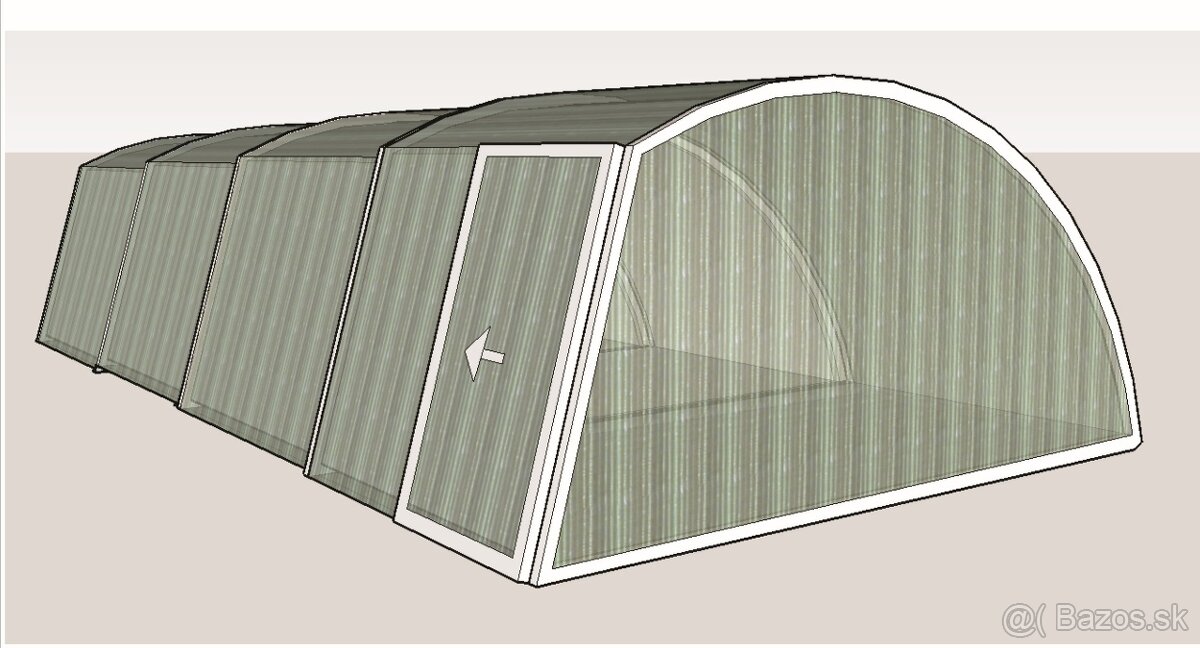 Zastrešnie bazénu - 2