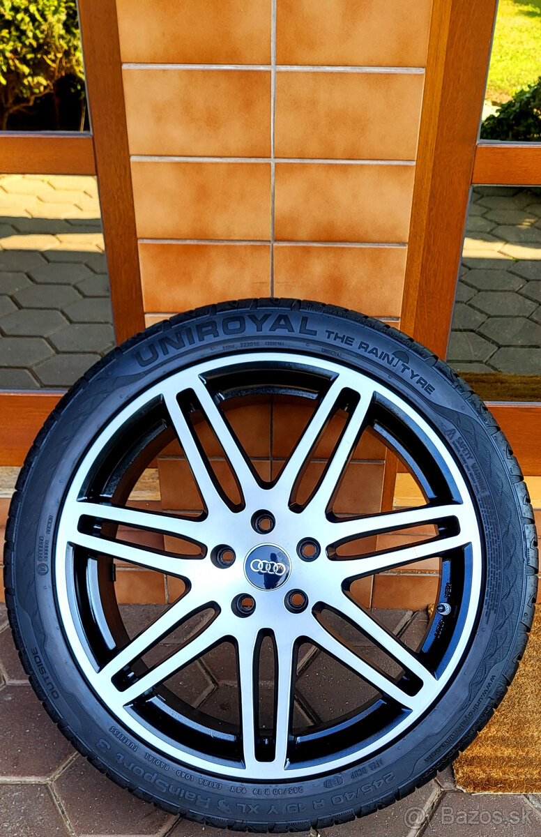alu disky 5x112 R19 5x112 Audi Mercedes... letné pneu 245/40 - 2