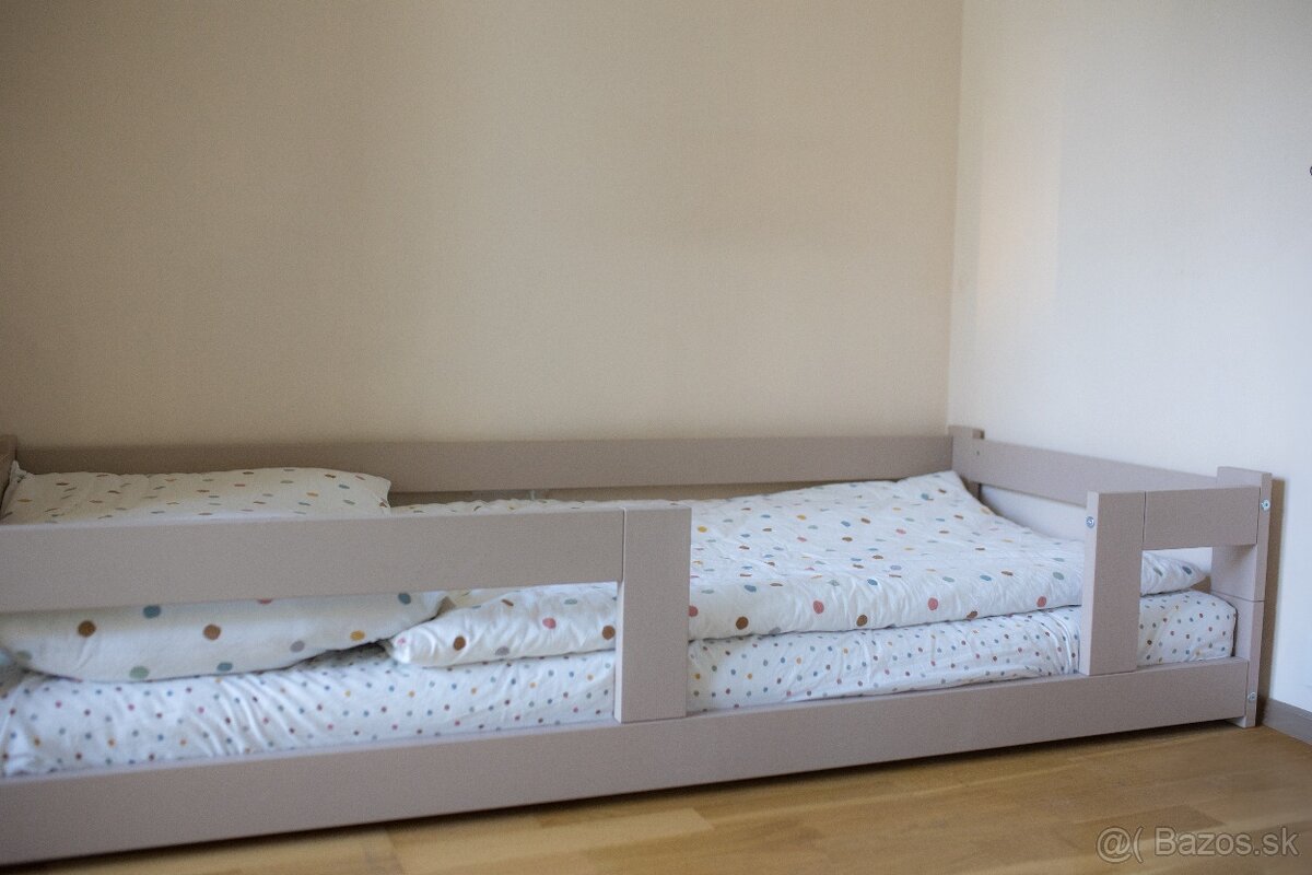 Nová detská postel Benlemi s dvoma zábranami - 2