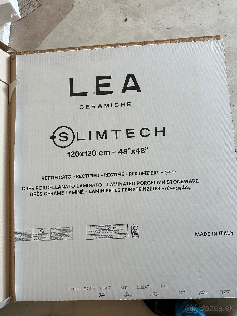 Dlazba/obklad Lea Ceramiche Concreto Extra Light 120x120cm - 2