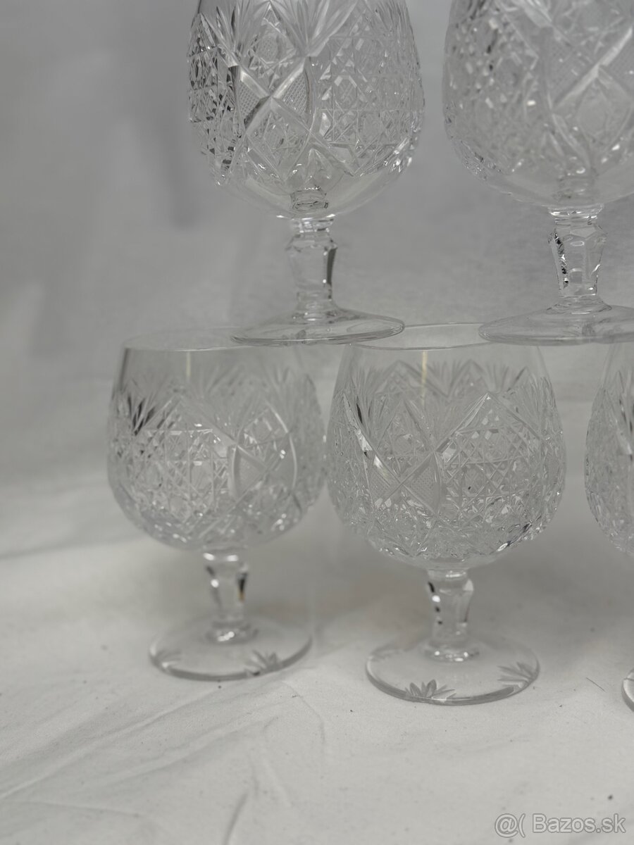 Kryštálové pohári na Brandy - 2