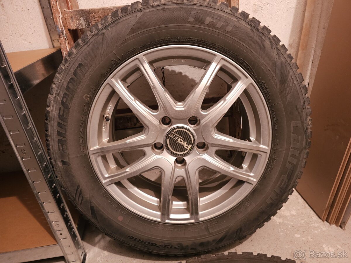 Predám zachovalé elektróny Proline R16 5x114,3 - 2