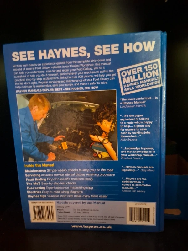haynes manuál ford galaxy mk2 - 2