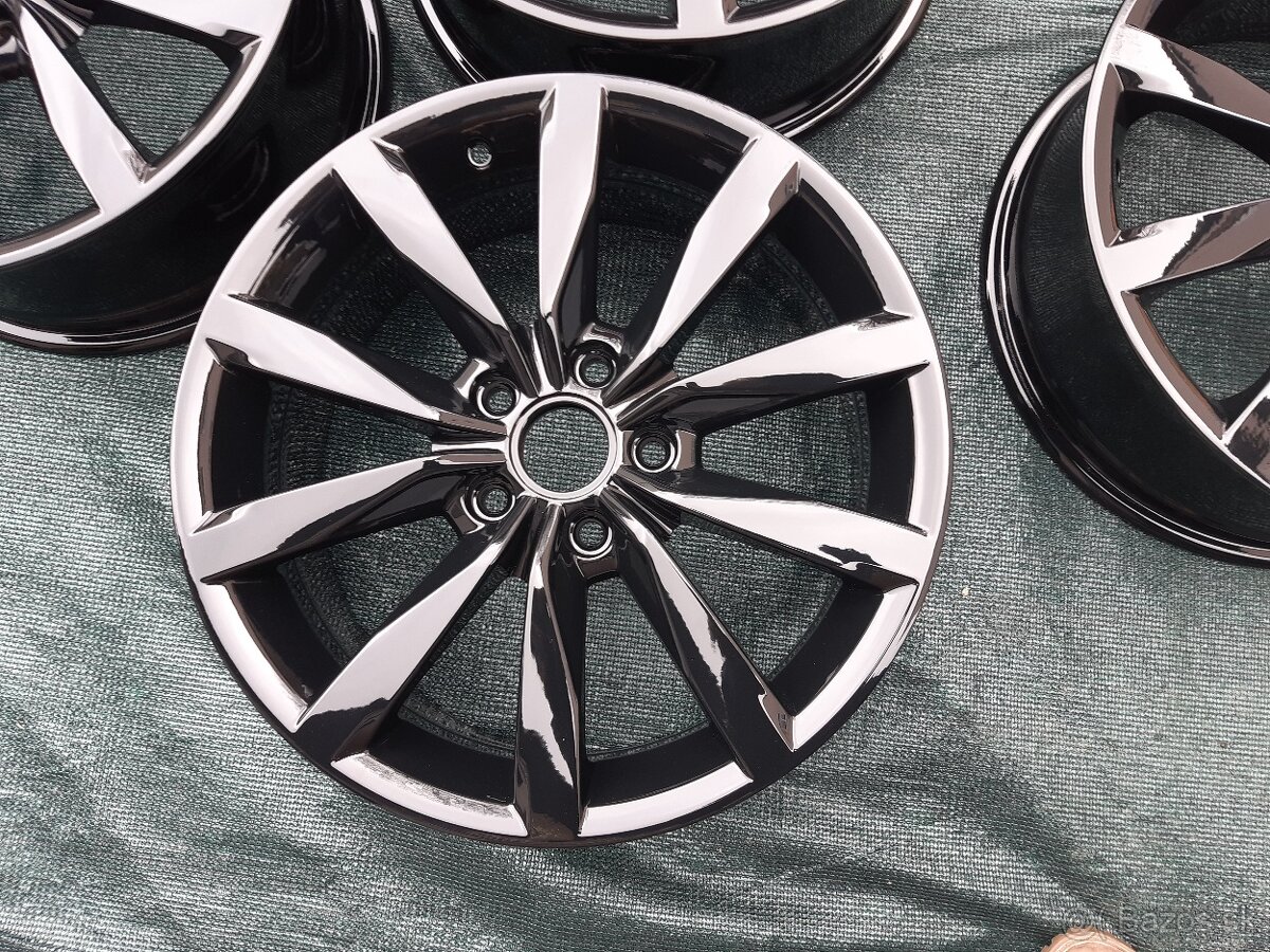 Alu disky Volkswagen Dijon černé R17 et49 - 2