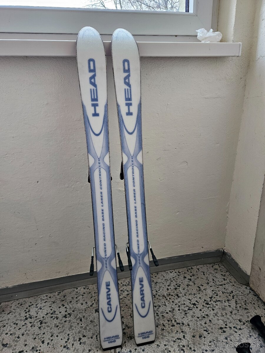 Detské lyže 100cm + paličky - 2