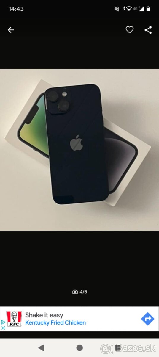 iPhone 14 čierny - 2