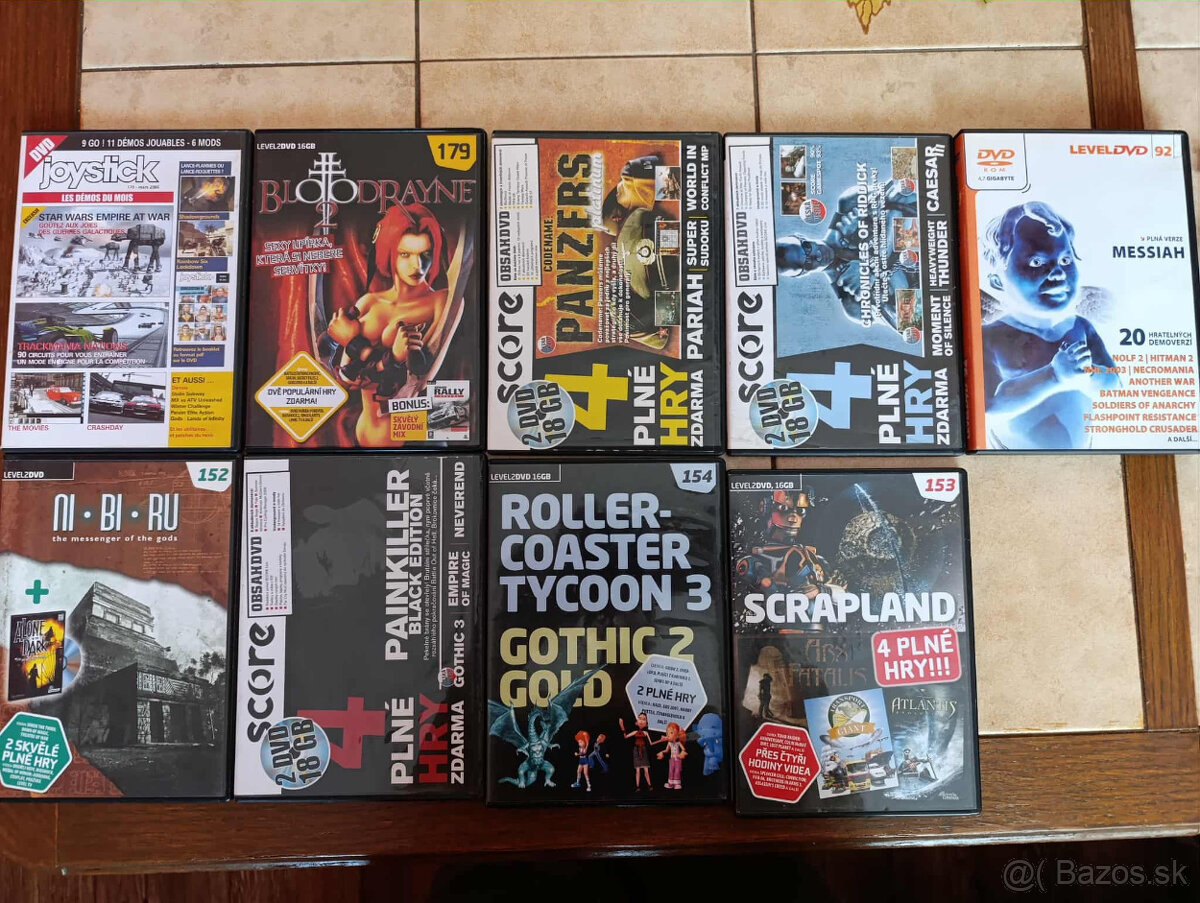 PC hry , Score DVD zberaľské disky s obalmi - 2