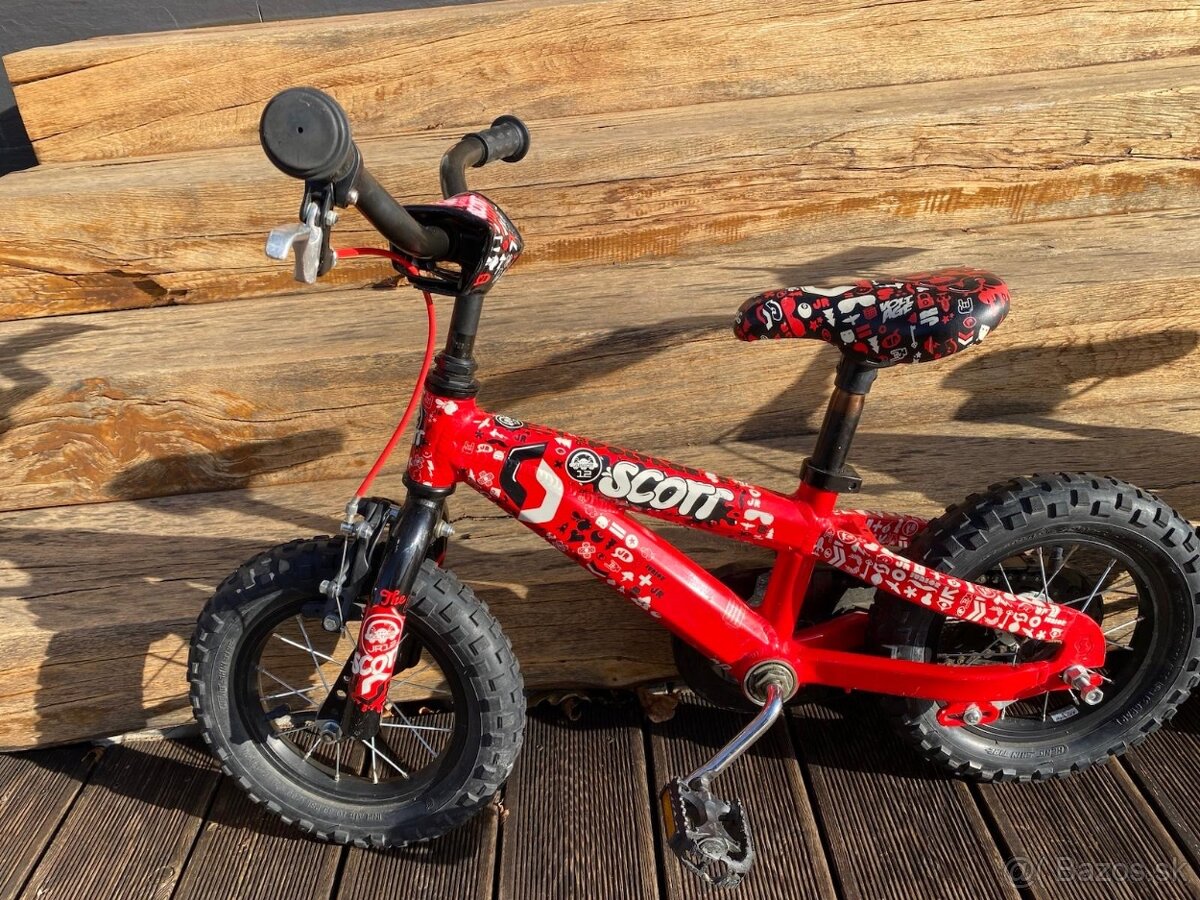 Detsky bicykel scott velkost 12 - 2