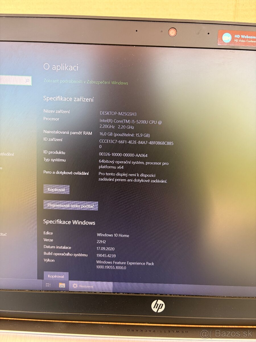 Notebook HP ProBook 450 G2 (16GB RAM) - 2